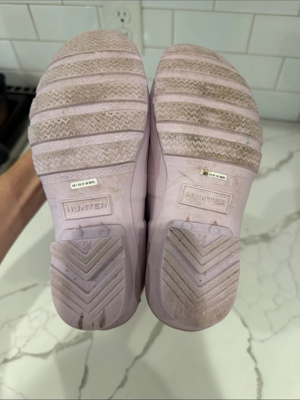 Hunter Pale Lilac Tall Rain Boots